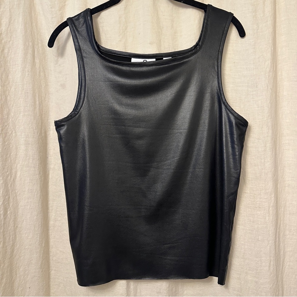 Collusion Pleather Tank Top